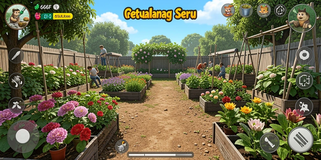 Tampilan gameplay <strong>666F</strong> yang menarik di dunia pertanian.