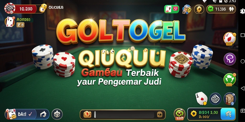 Tampilan menarik dari gameplay GOLTOGEL saat bermain QiuQiu.