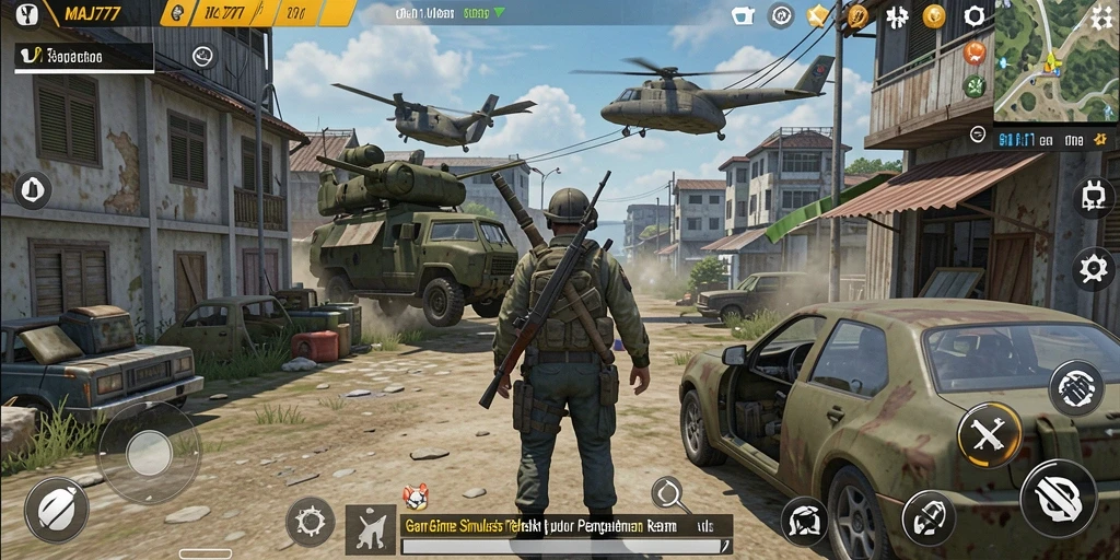 Tangkapan layar gameplay MAJ777 yang menampilkan aksi seru dalam simulasi.