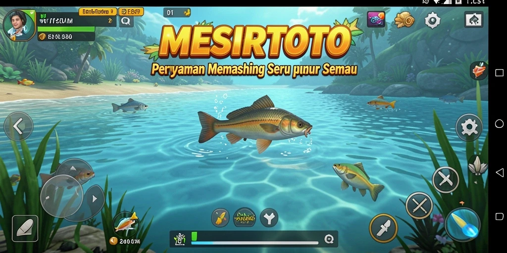 Tangkapan memuaskan di game MESIRTOTO dengan berbagai jenis ikan.